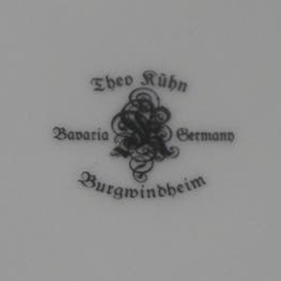 Theo Kohn Porcelain Plate, 7.5"D Krämerbrücke, Merchant's Bridge, Erfurt Germany - Picture 5 of 6